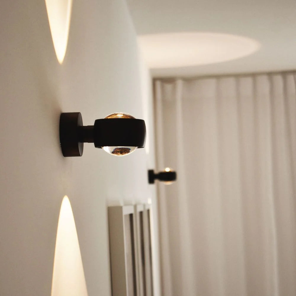 Beam Wandleuchte Up & Down mit Glaslinsen