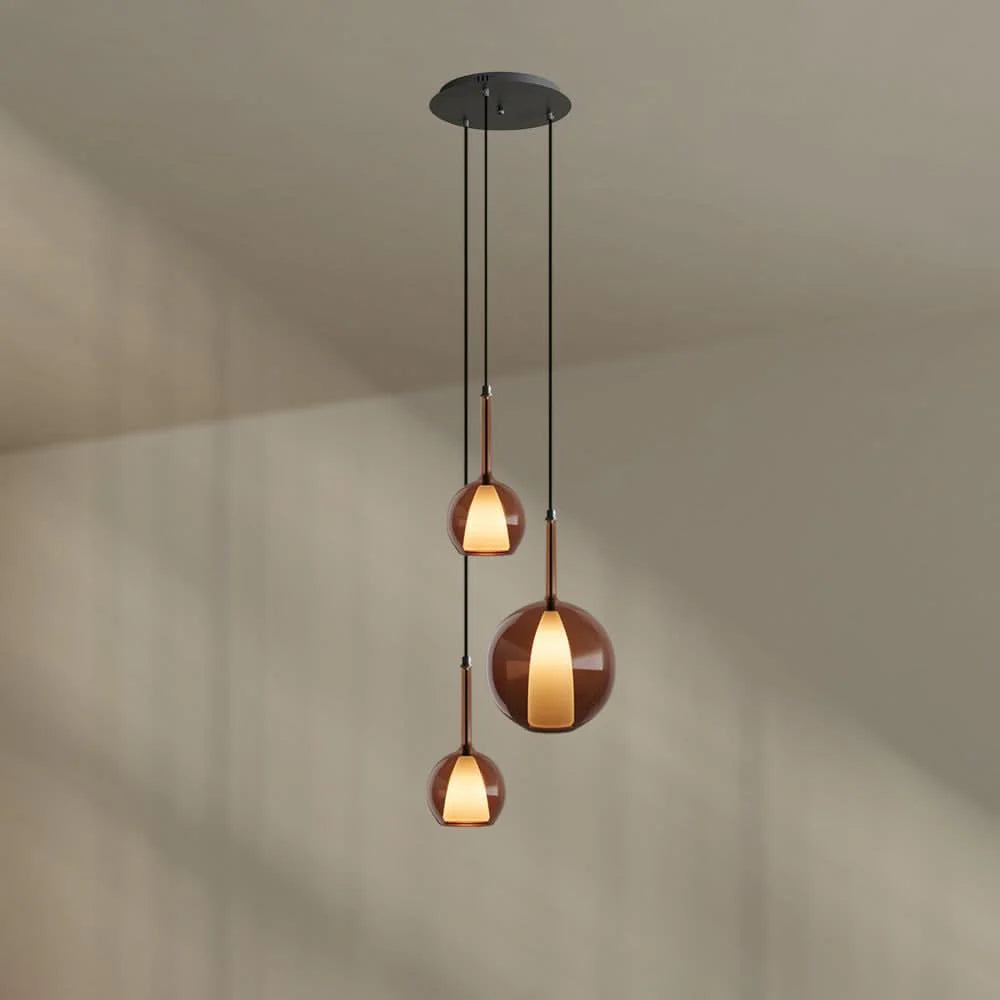 Belluna Galerieleuchte 3-flammig Ø 40cm Baldachin