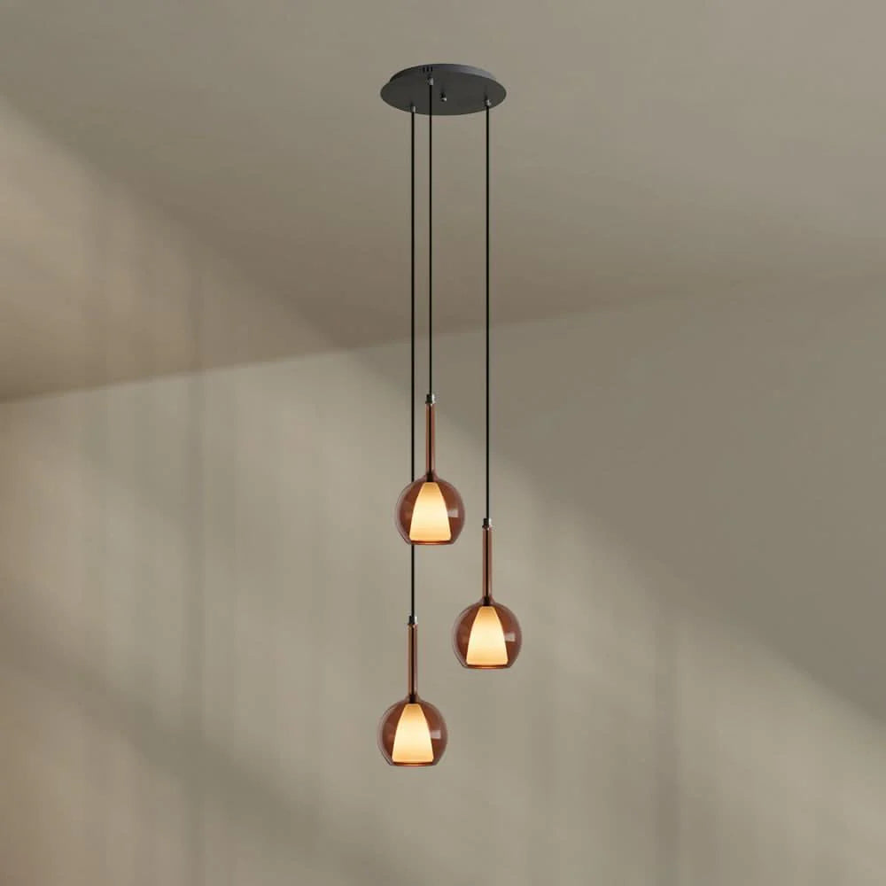 Belluna Galerieleuchte 3-flammig Ø 40cm Baldachin