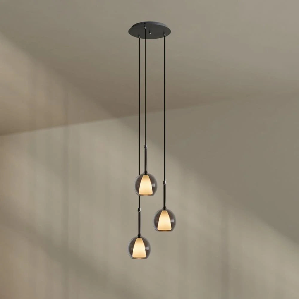 Belluna Galerieleuchte 3-flammig Ø 40cm Baldachin
