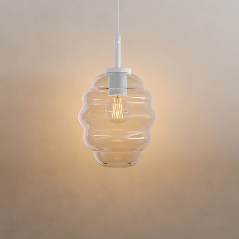 Echos Glas-Pendelleuchte Aufhängung 150cm