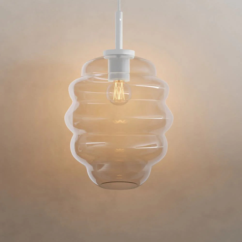 Echos Glas-Pendelleuchte Aufhängung 150cm