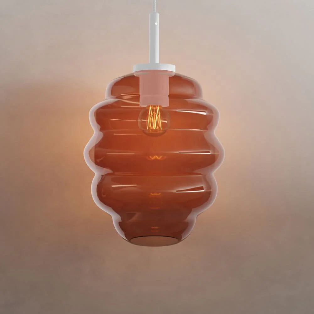 Echos Glas-Pendelleuchte Aufhängung 150cm