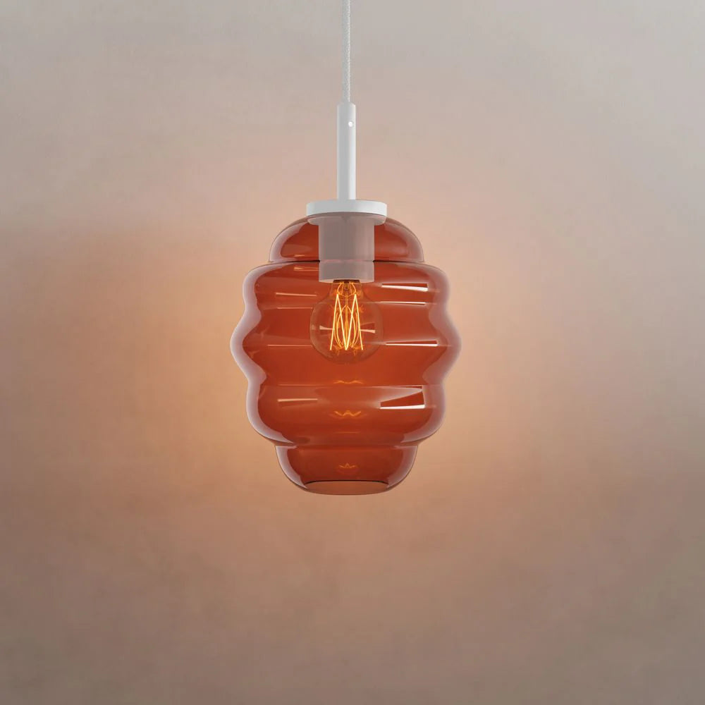 Echos Glas-Pendelleuchte Aufhängung 150cm