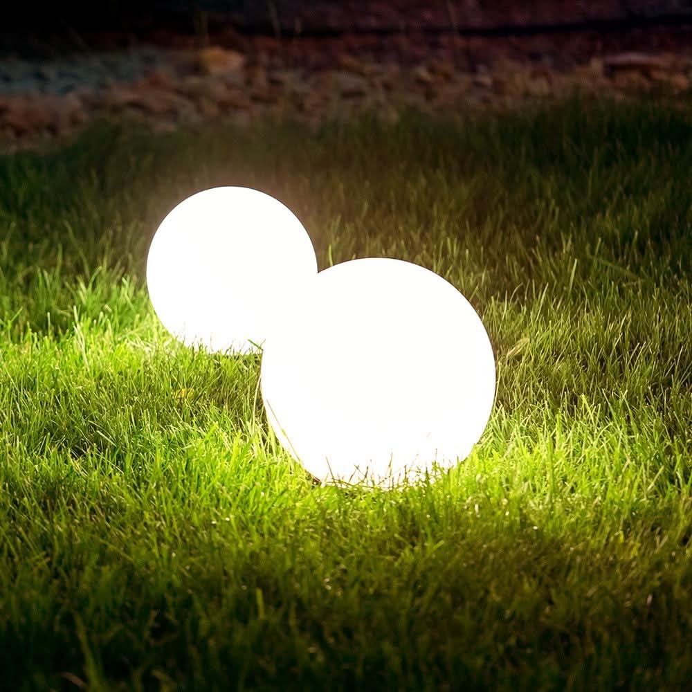Globe pro langlebige Garten Aussenkugel Weiss
