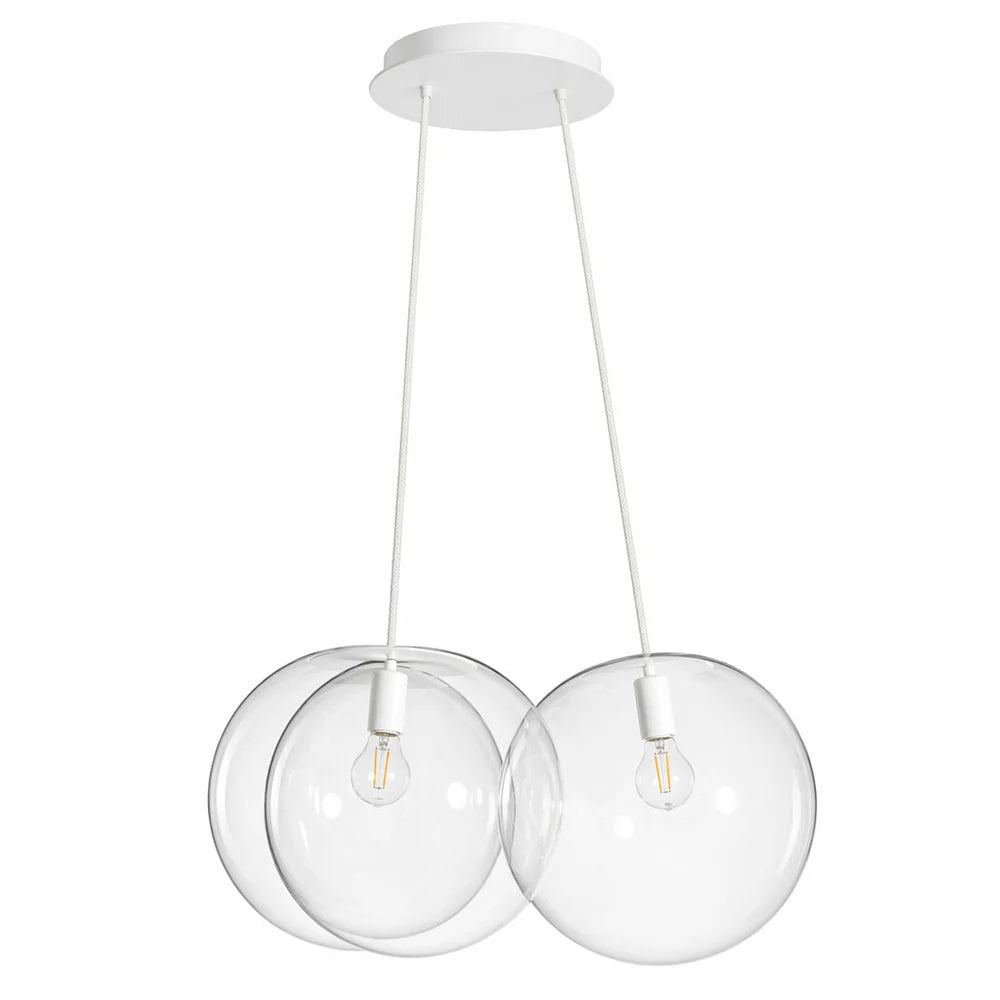 Orb Cluster Glas-Pendelleuchte 3-flammig 3x20cm