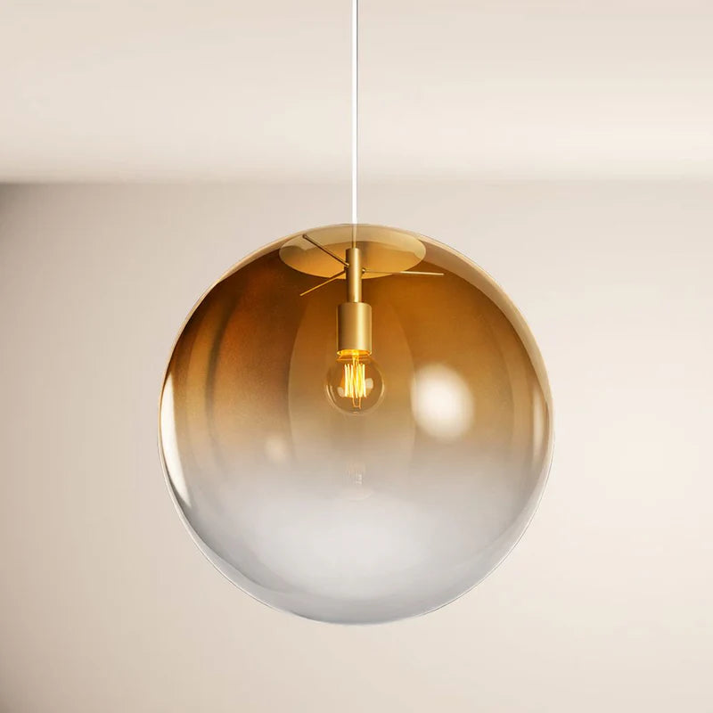 Orb Glaskugel Pendelleuchte 150 cm