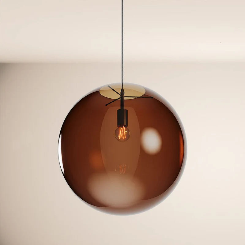 Orb Glaskugel Pendelleuchte 150 cm