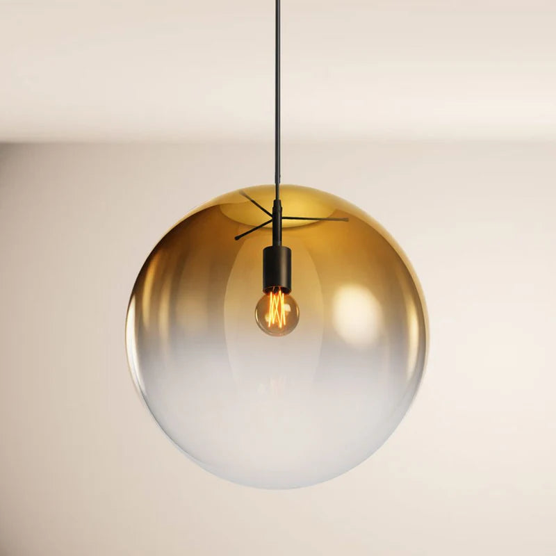 Orb Glaskugel Pendelleuchte 150 cm