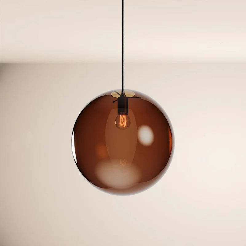 Orb Glaskugel Pendelleuchte 150 cm