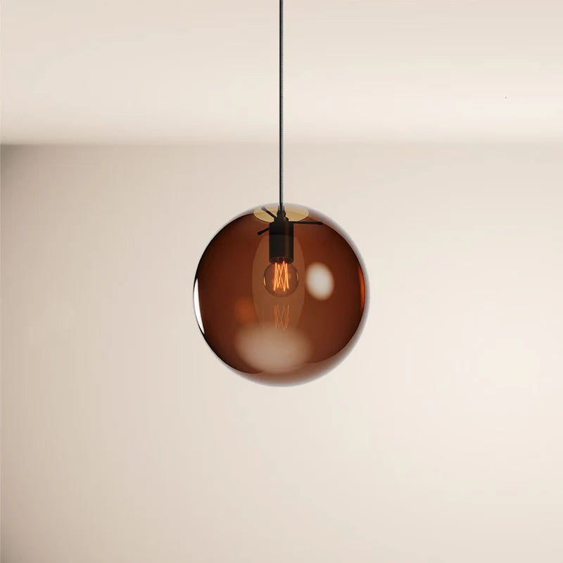 Orb Glaskugel Pendelleuchte 150 cm