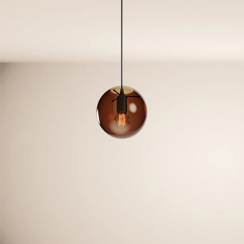 Orb Glaskugel Pendelleuchte 150 cm