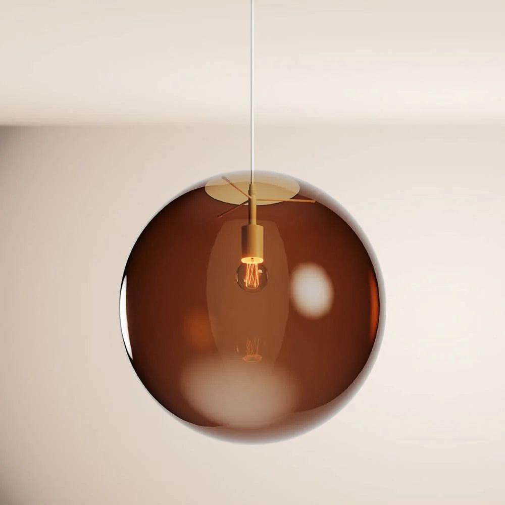 Orb Glaskugel Pendelleuchte 150 cm