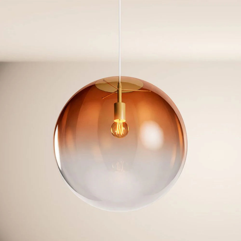Orb Glaskugel Pendelleuchte 150 cm