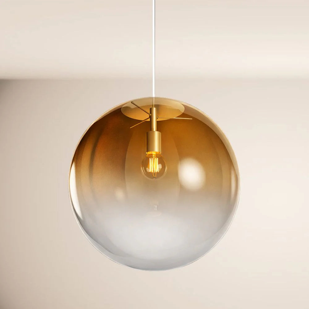 Orb Glaskugel Pendelleuchte 150 cm