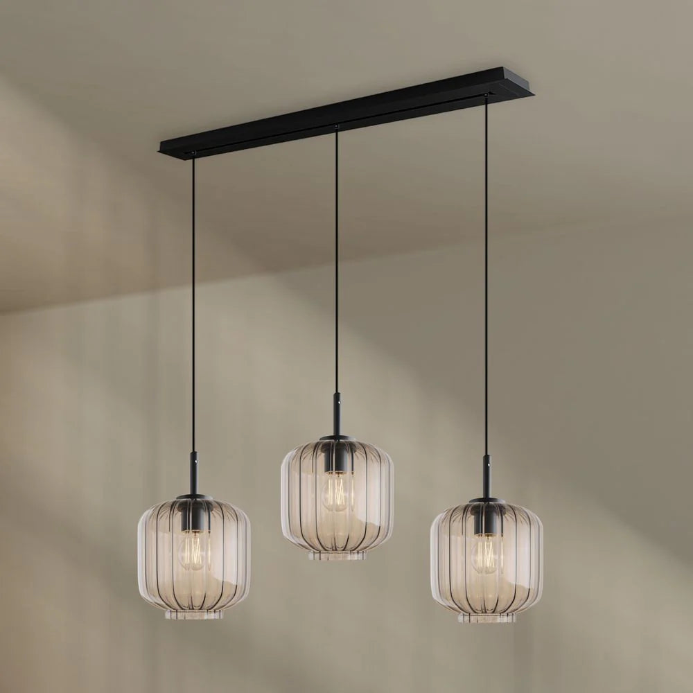 Velo Esstischlampe 3-flammig Baldachin 120cm Ø 20cm