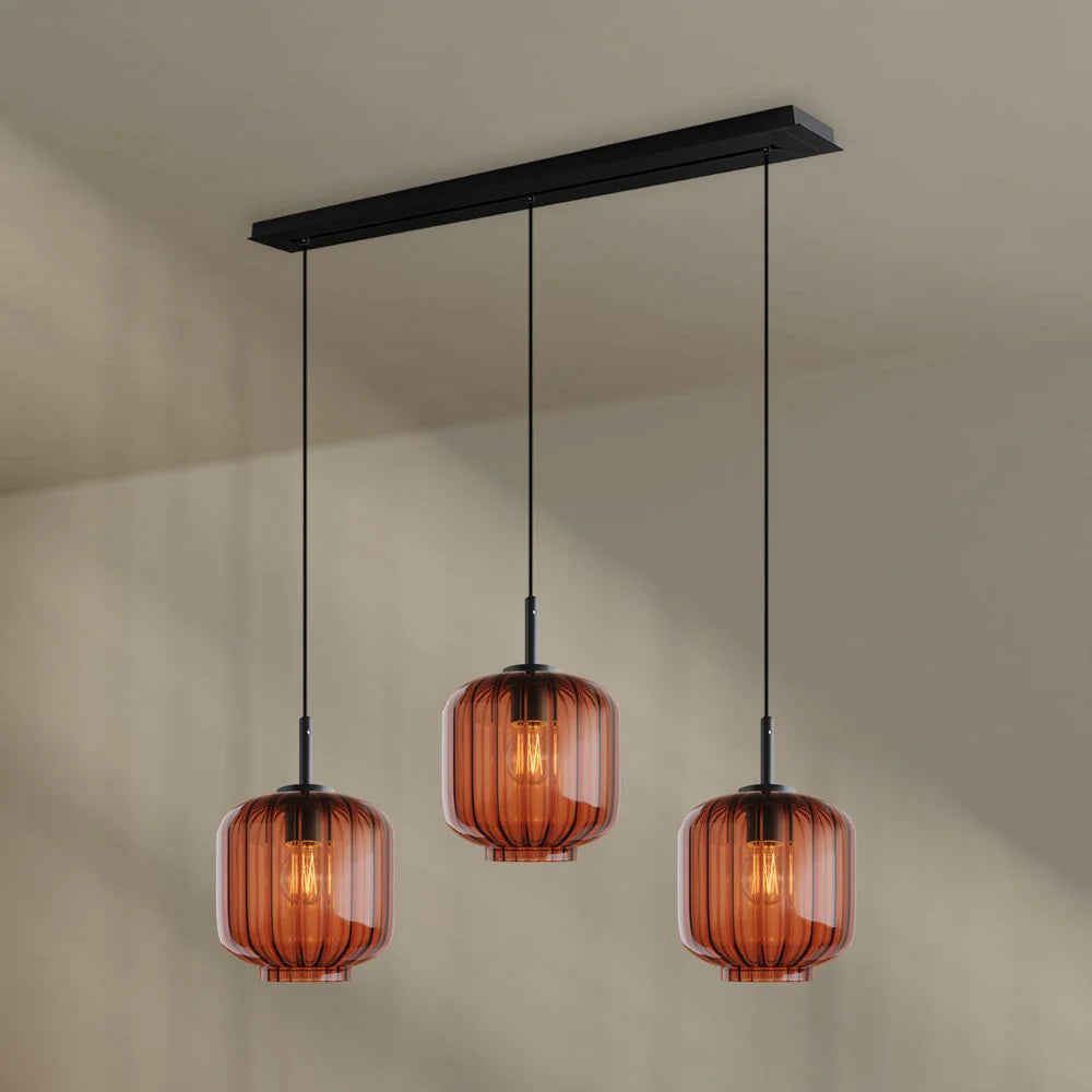 Velo Esstischlampe 3-flammig Baldachin 120cm Ø 20cm