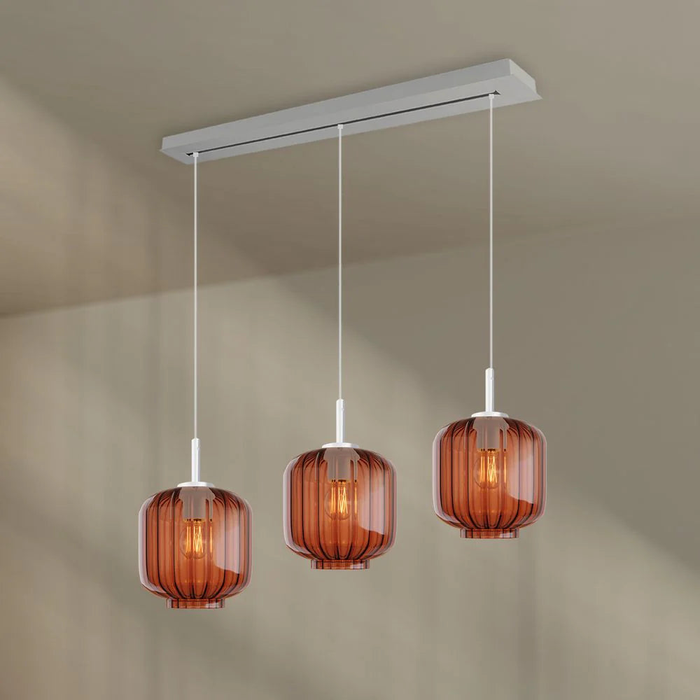 Velo Esstischlampe 3-flammig Baldachin 120cm Ø 20cm