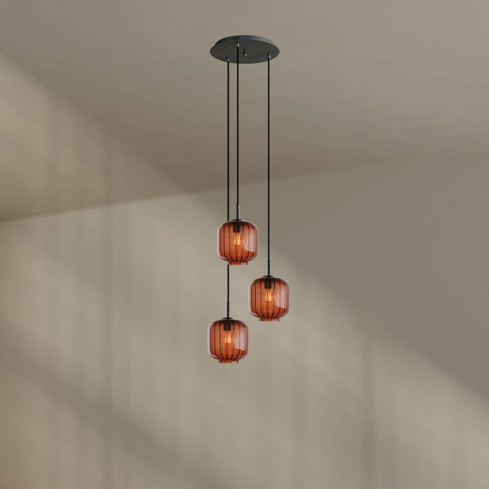 Velo 3-flammige Galerieleuchte Ø 40cm Baldachin Ø 20cm