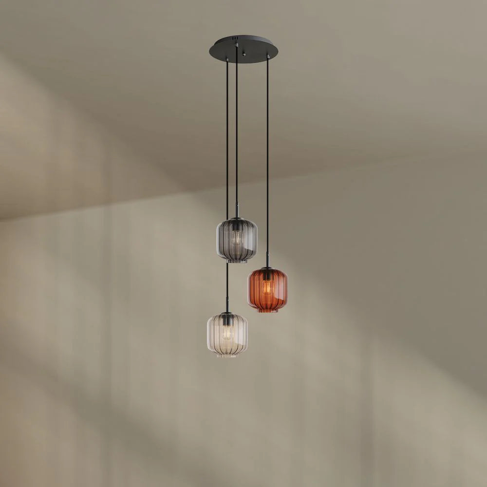 Velo 3-flammige Galerieleuchte Ø 40cm Baldachin Ø 20cm