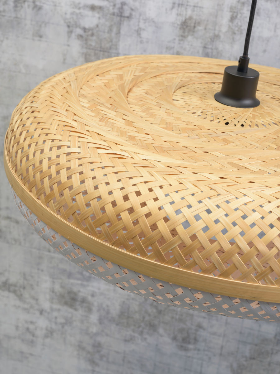 Hängeleuchte Palawan natur weiss 60 cm