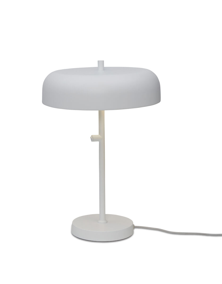Tischleuchte Eisen Porto L weiss