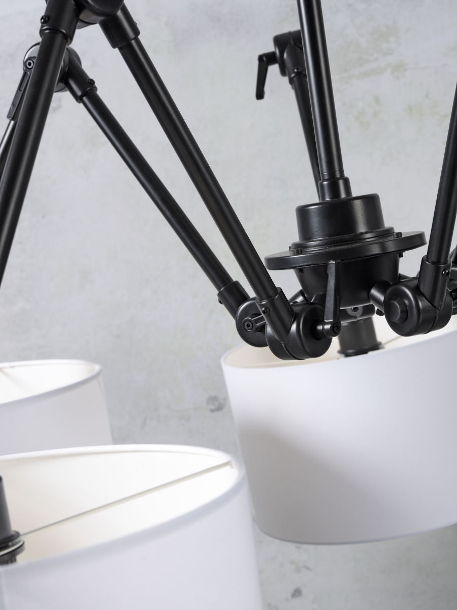 Kronleuchter Amsterdam Schirm weiss 32 cm