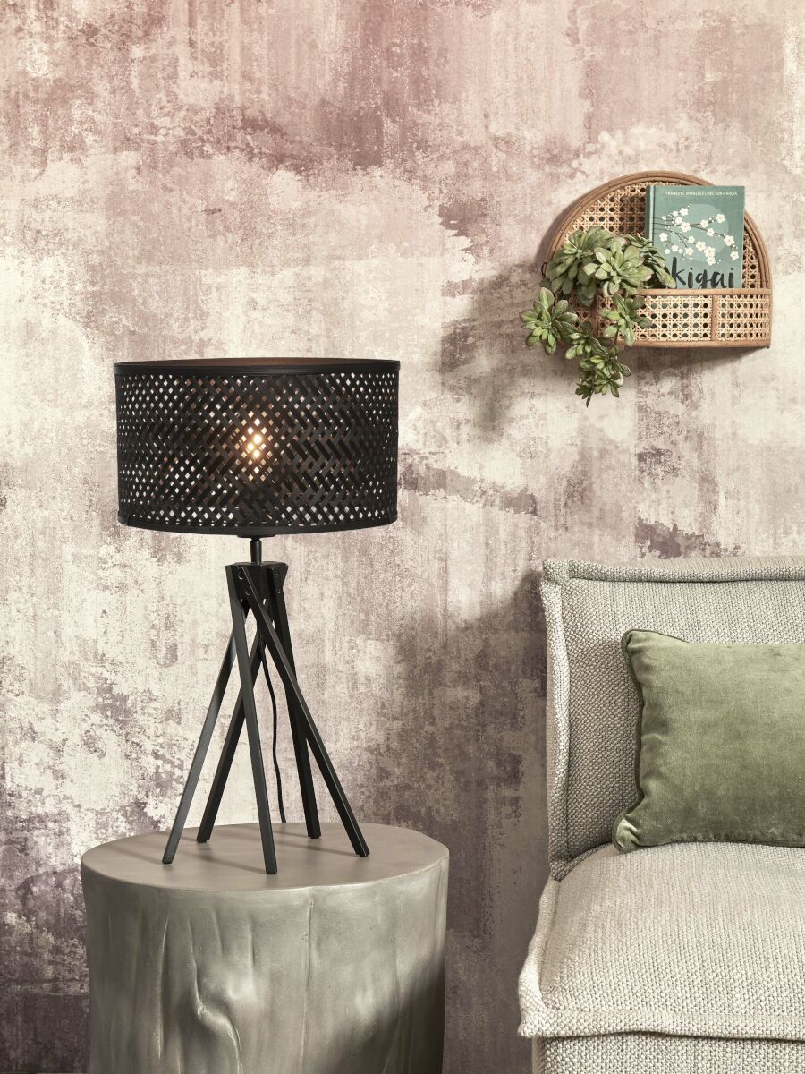 Tischleuchte Java 5 pt schwarz 32 cm