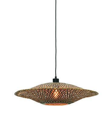 Hängeleuchte Bali schwarz natur 60 cm