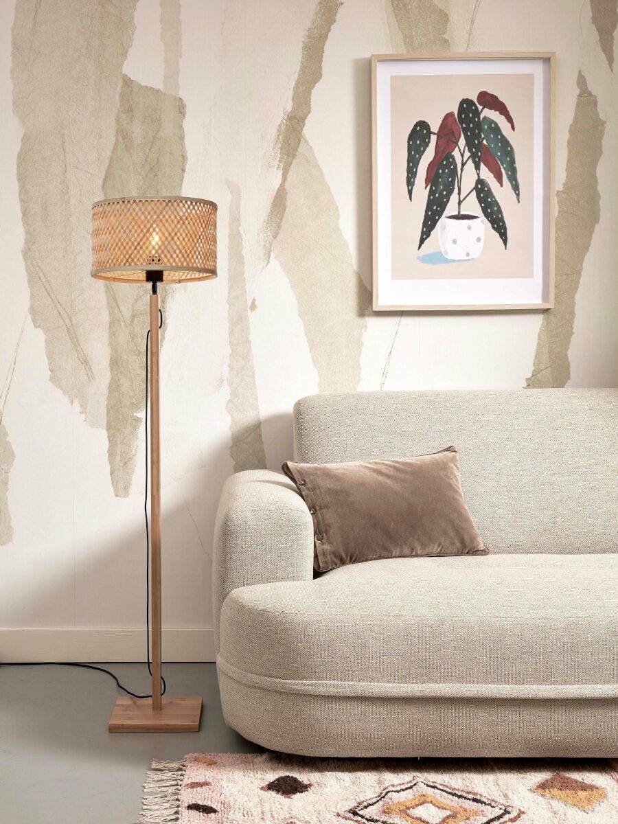 Stehleuchte Java rechteckig natur 32 cm