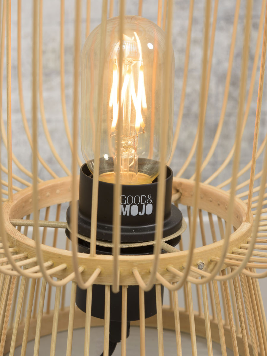 Tischleuchte Cango h 30x26cm natur