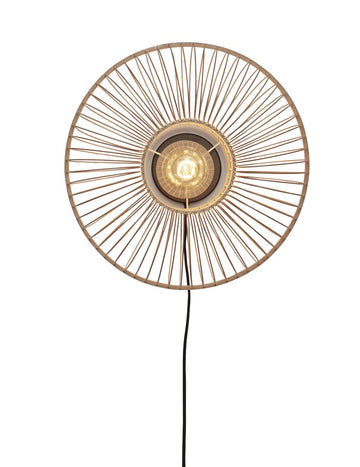 Wandleuchte Hokkaido S 25cm natur