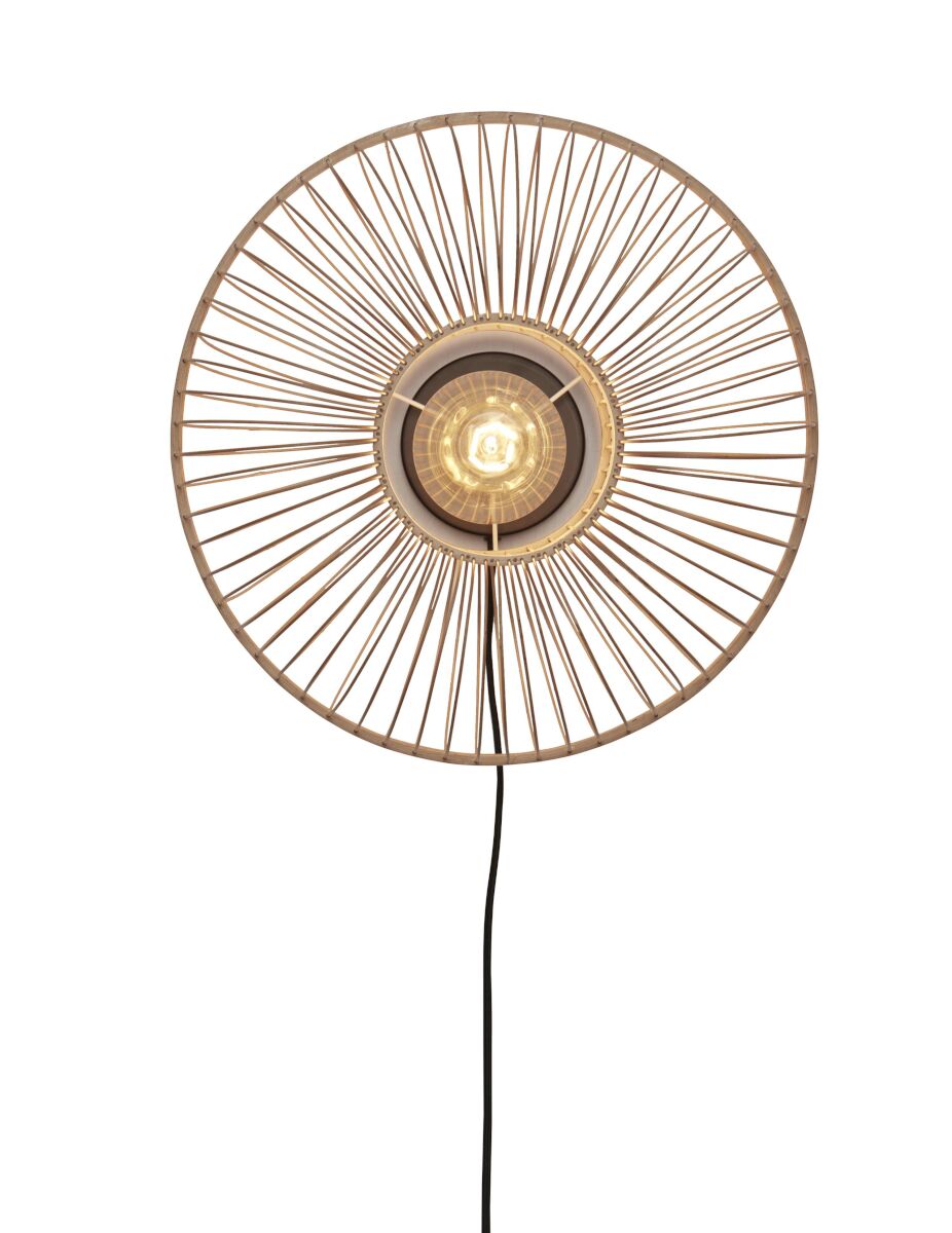 Wandleuchte Hokkaido S 25cm natur