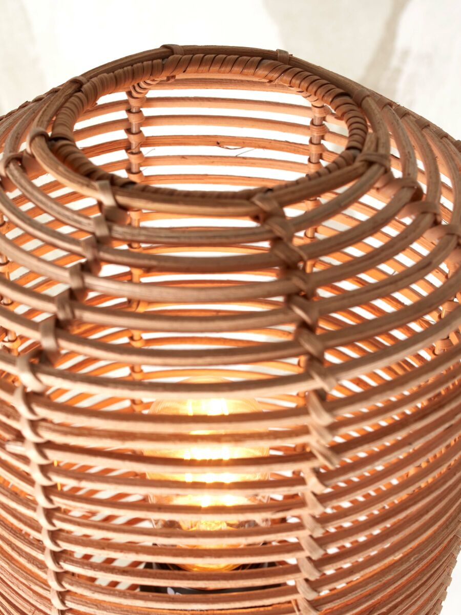 Tischleuchte Tanami natur Kocher S natur