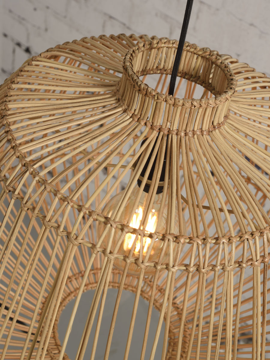 Hängeleuchte Madagascar Rattan natur