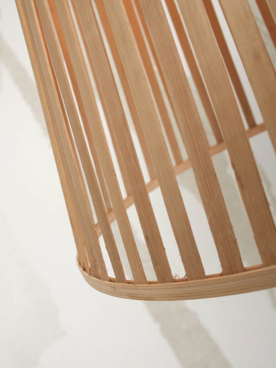 Hängeleuchte Merapi konisch L natur