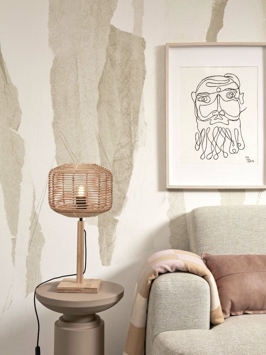 Tischleuchte Tanami natur 25 cm