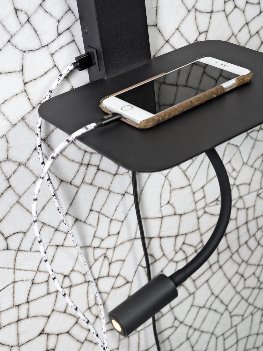 Wandleuchte Florence Brett USB Leseleuchte d leine 18 cm