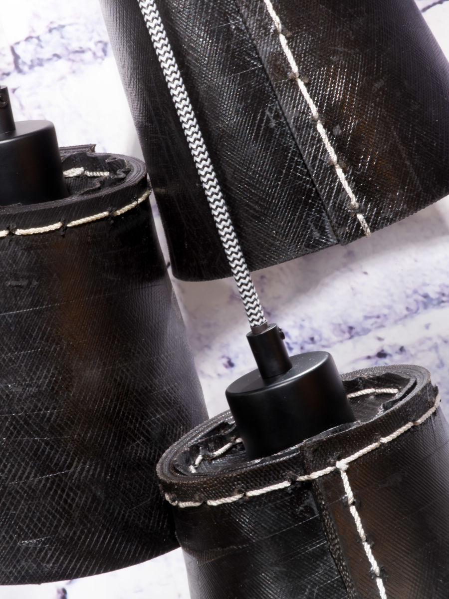 Hängelampe Amazon 3 Schirme Schwarz S