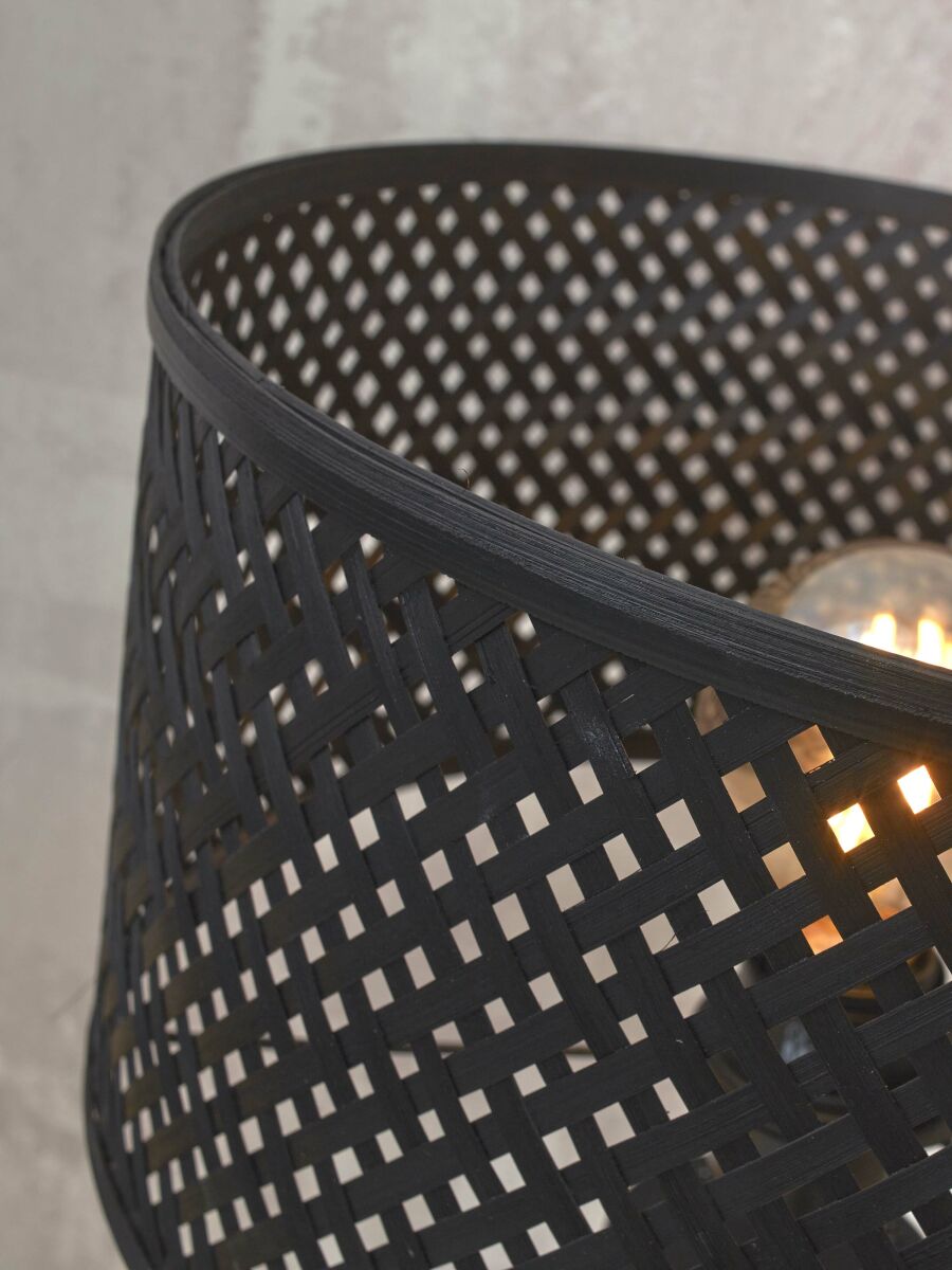 Tischleuchte Java 4 pt schwarz 32 cm