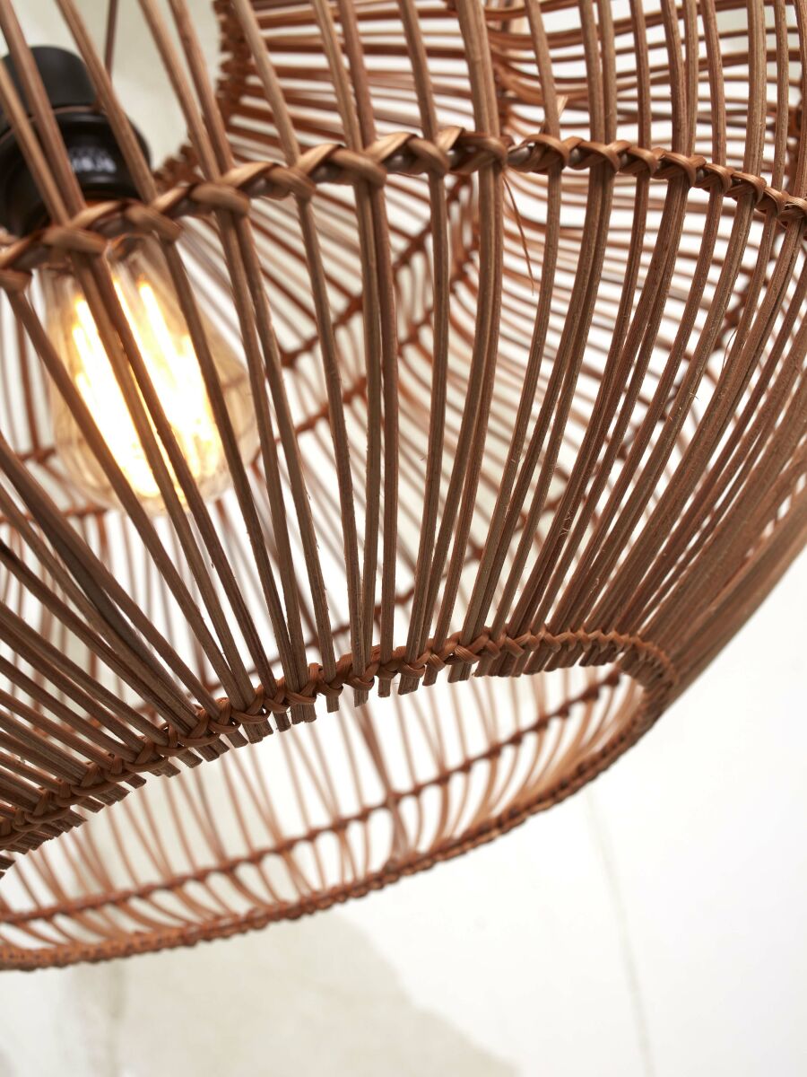 Hängeleuchte Zanzibar hoch natur 40 cm