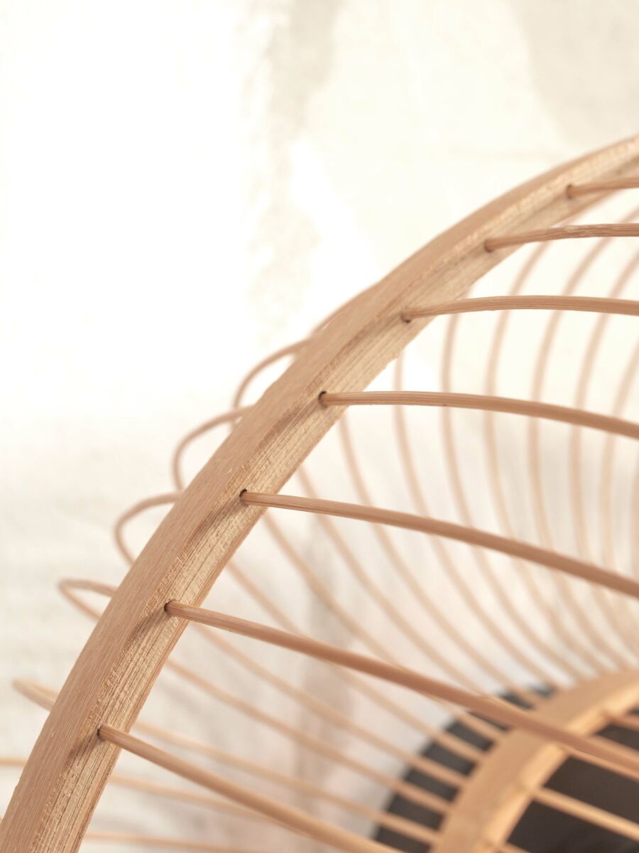 Wandleuchte Hokkaido S 25cm natur