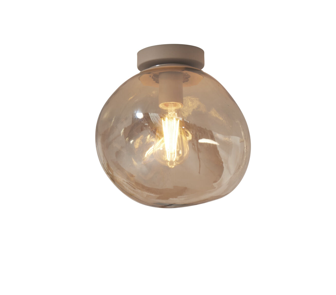 Deckenleuchte Helsinki Stein bernstein