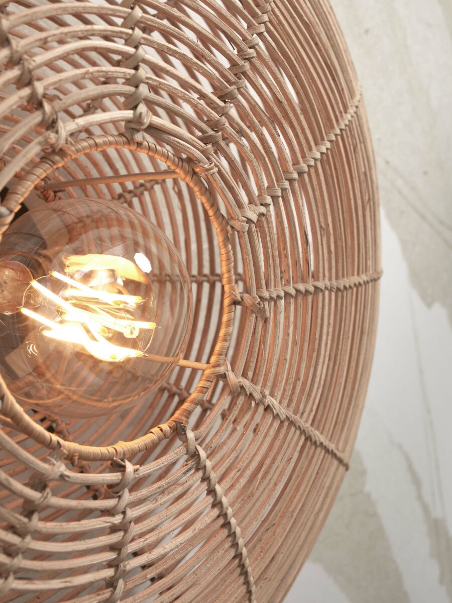 Wandleuchte Tanami Scheibe S natur