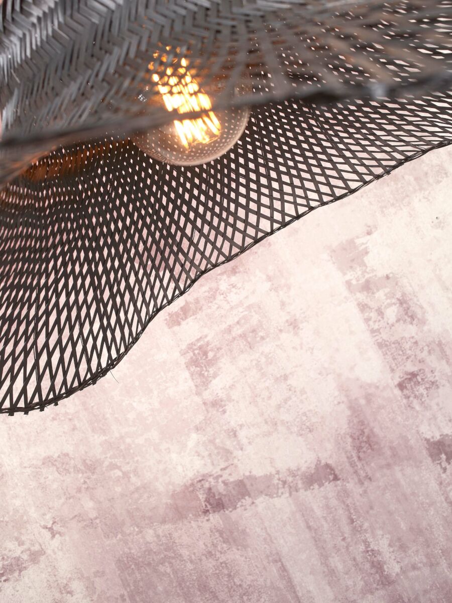 Deckenleuchte Ibiza wellig L schwarz