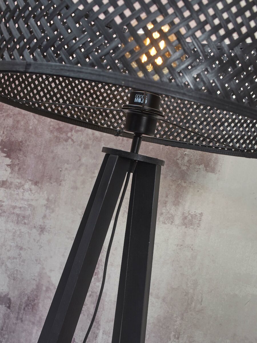 Stehleuchte Java 4 Fuss schwarz 50 cm