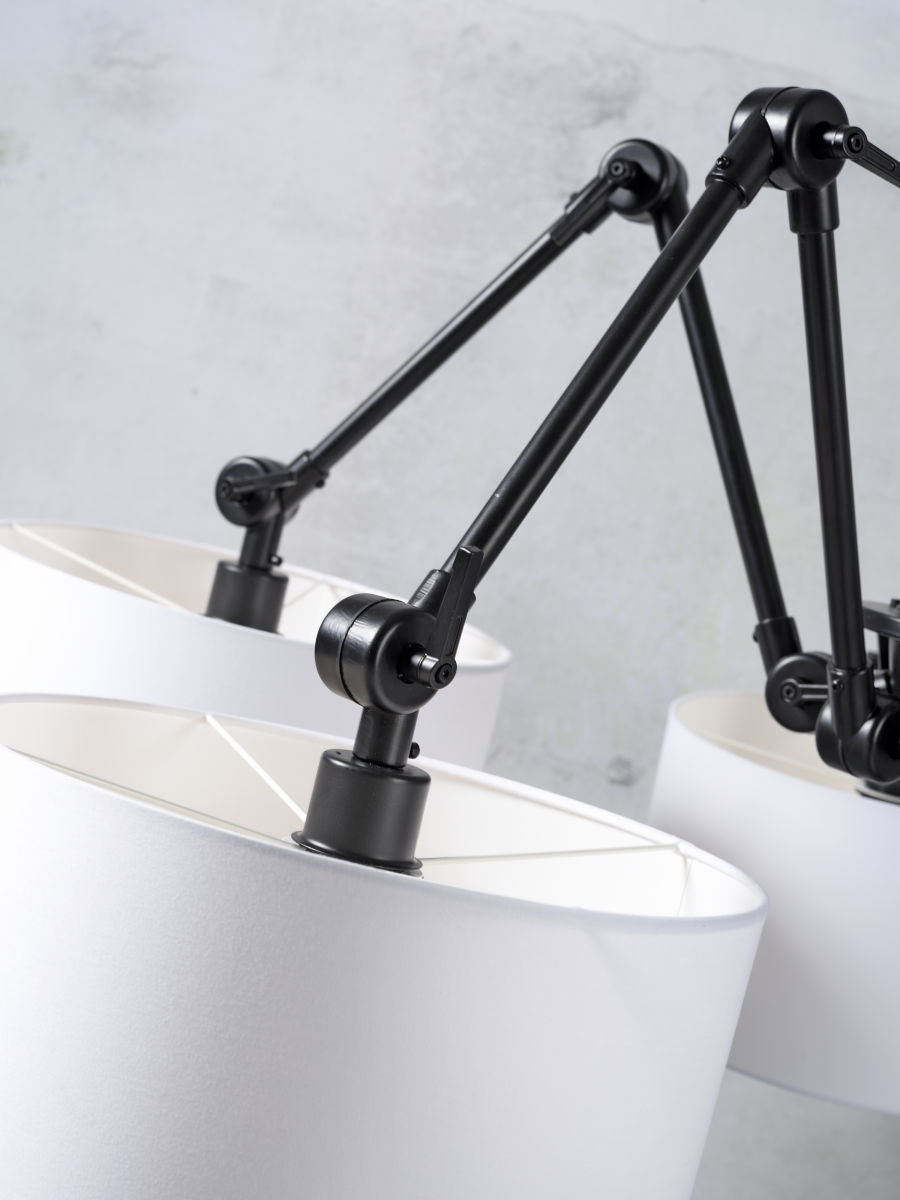 Kronleuchter Amsterdam Schirm weiss 32 cm