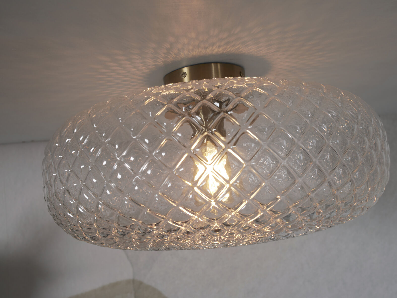 Deckenleuchte Venedig Transparent 44 cm