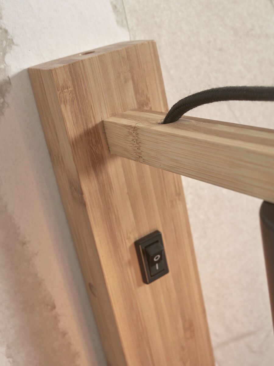 Wandleuchte Flores Regal natur