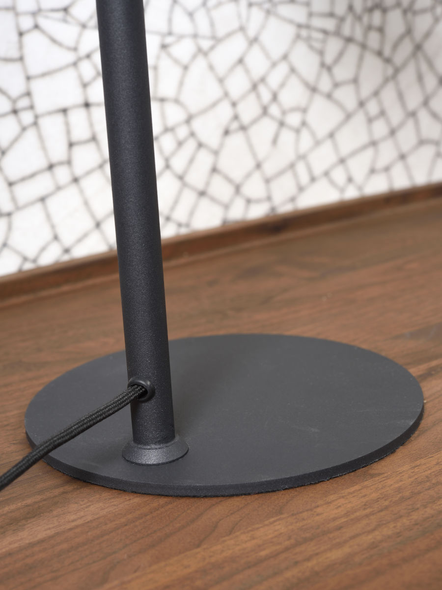 Tischleuchte Eisen Marseille schwarz